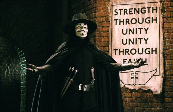 „V de la Vendetta”, filmul vedetă din lockdown
