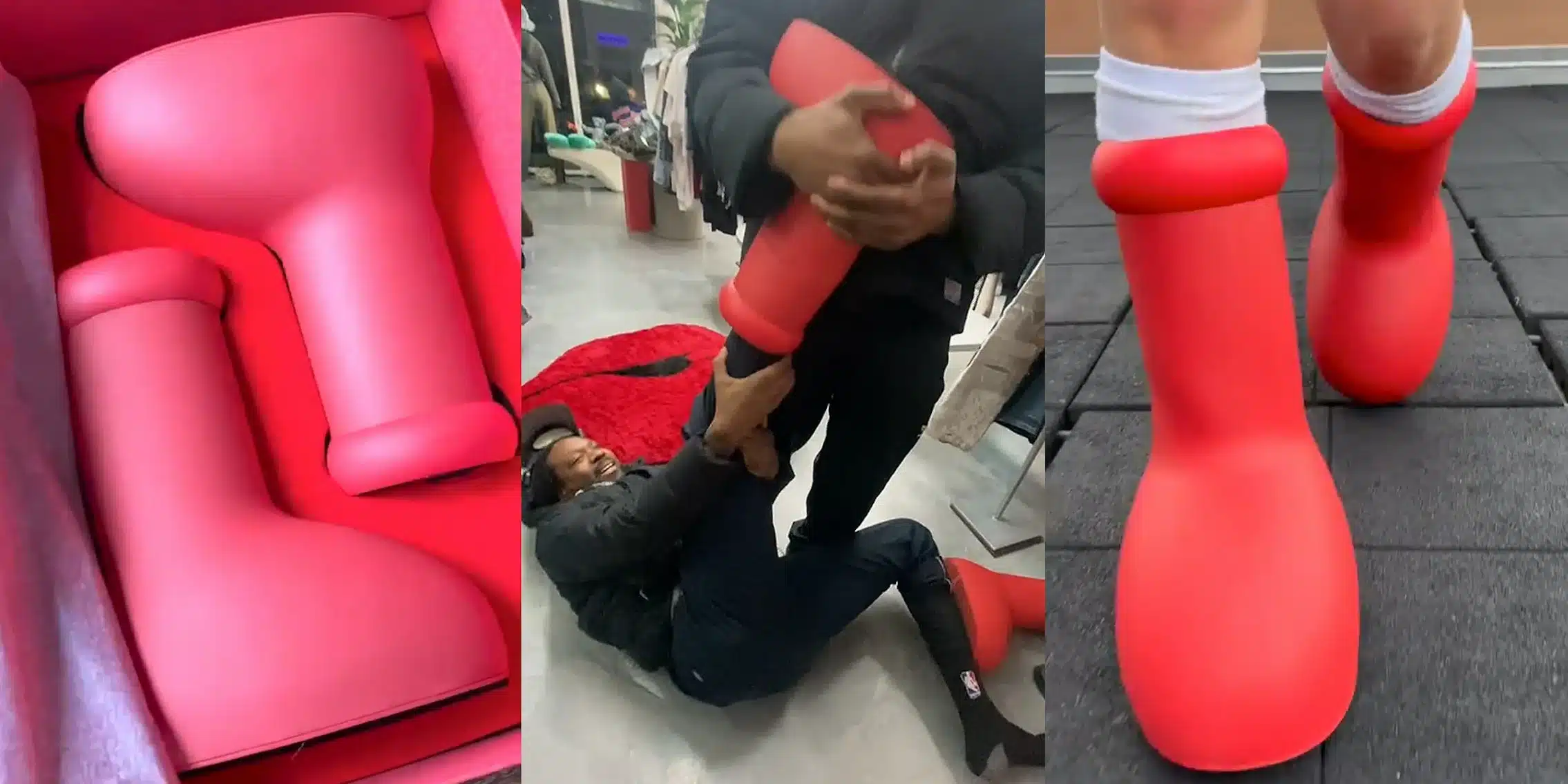 Momentul viral când un bărbat încearcă să-și scoată încălțămintea de 350 de euro. Pantofii, pur și simplu, s-au blocat/ The Daily Dot